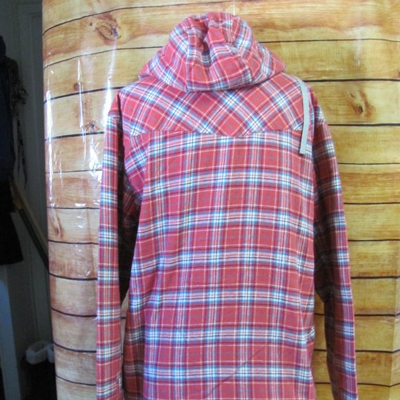 ROPER  LADIES PINK PLAID THERMAL  HOODED JACKET - Picture 8 of 9